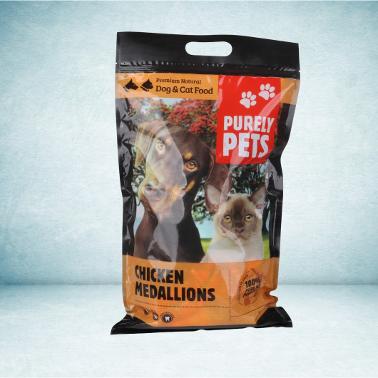 3-sided-Seal-pouch for pet food