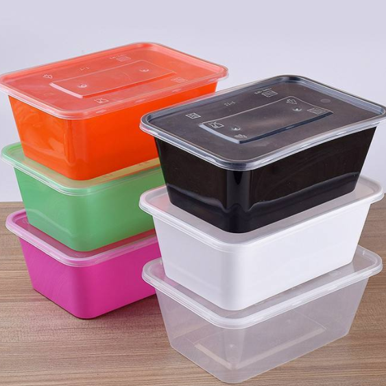 Six Bio-plastic Boxes of different color
