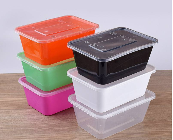Six Bio-plastic Boxes of different color