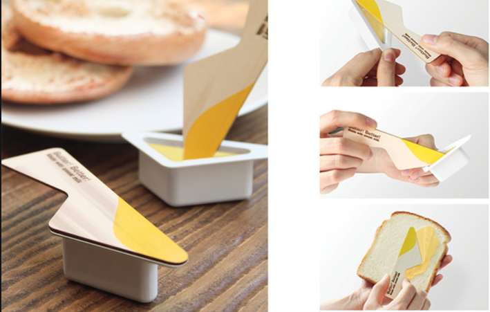 korean wood-knife butter packaging