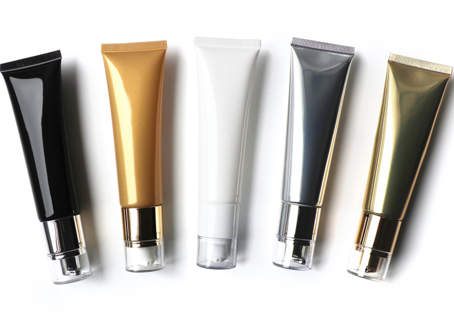 different colour of cosmetic tubes 