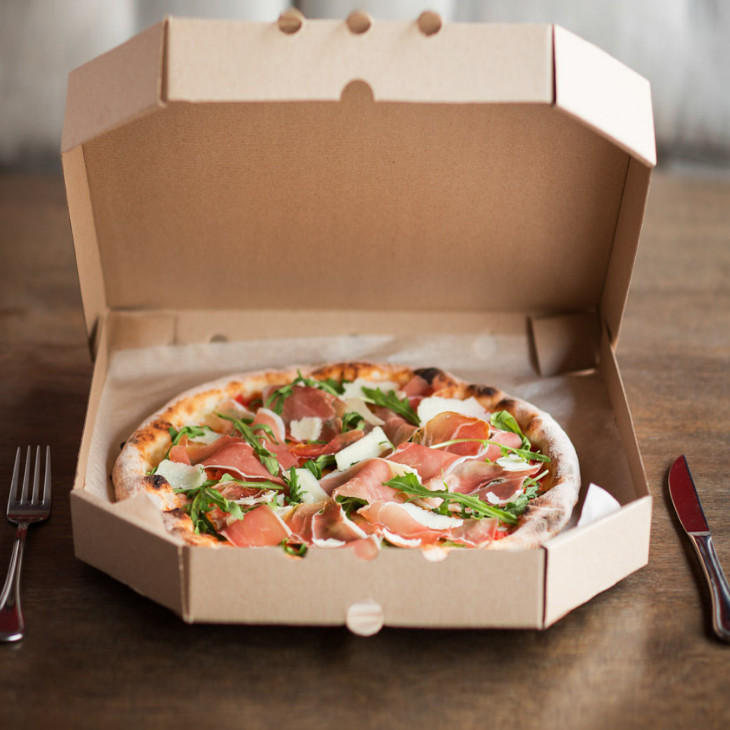 Paper Box for pizza packaging