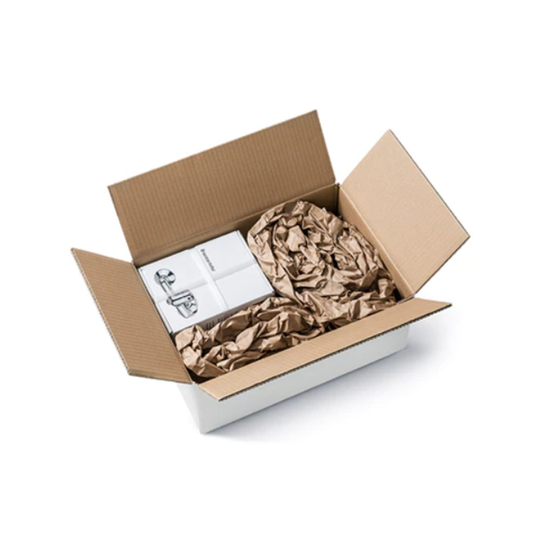 shipping box packaging made of cellulosic materials