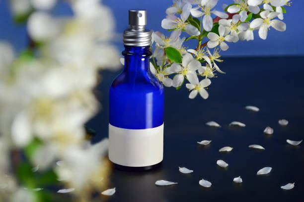 Spray Bottle & White Blossoms