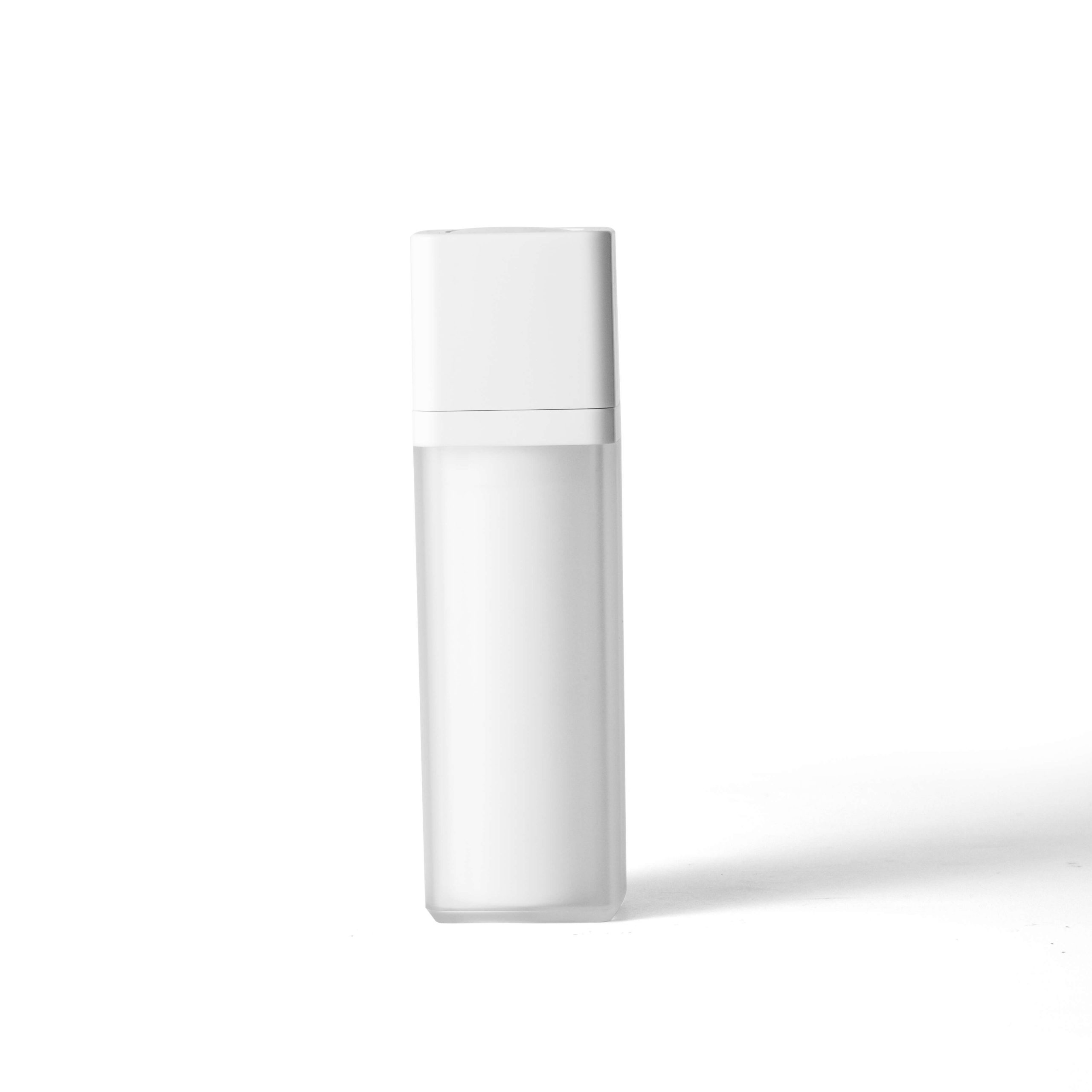 square twist up airless bottle