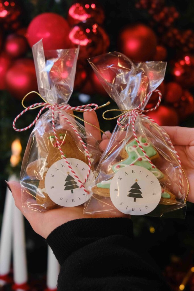 Christmas cookie packaging