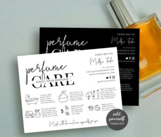 Perfume Card Holders